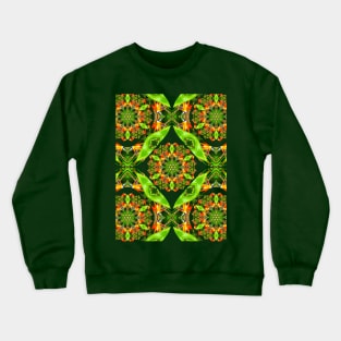 Beautiful Canna Flower Pattern. Crewneck Sweatshirt